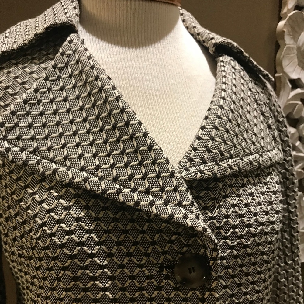 Ann Taylor Wool-Blend Multi-Colored Tweed Blazer
